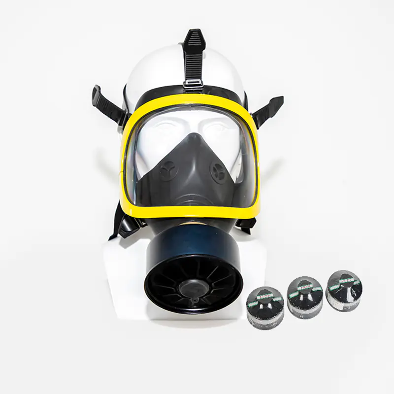 Respirator med full ansiktsmask (konisk gassmaske)